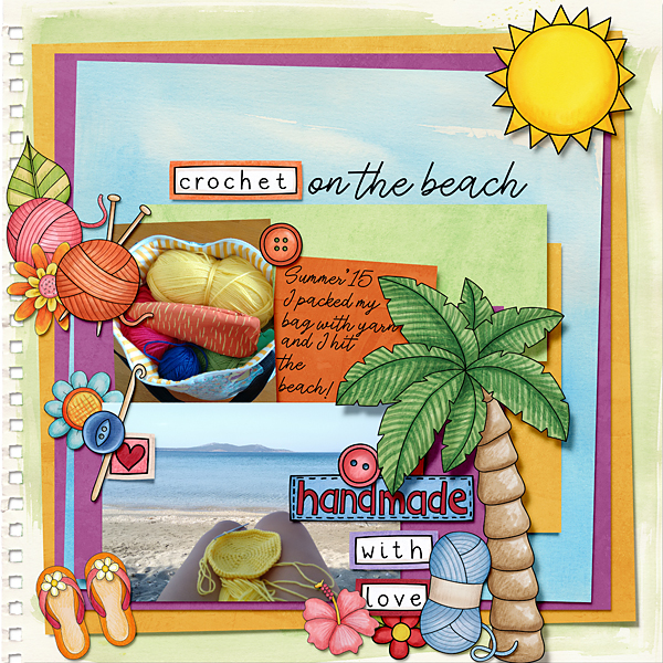 Crochet on the beach