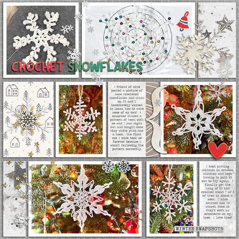Crochet Snowflakes - MOC Day 12