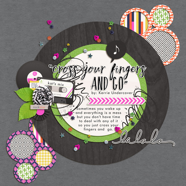 cross your fingers and go