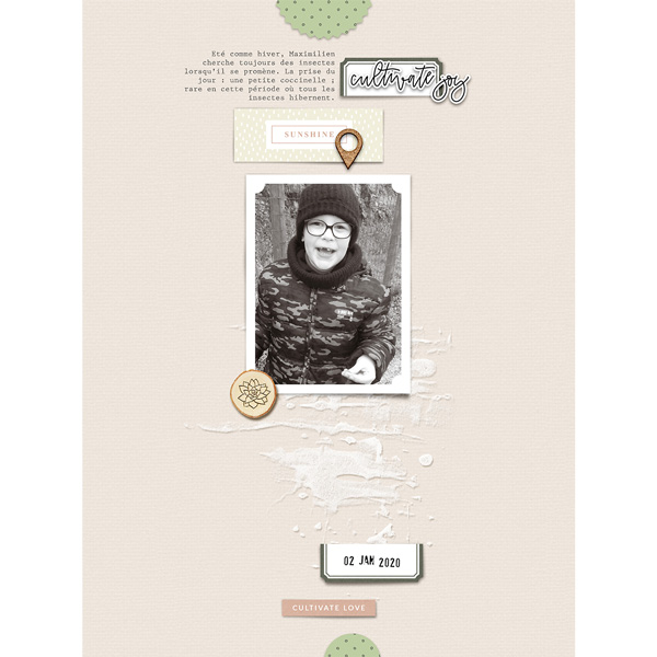 Cultivate joy - MOC jour 4