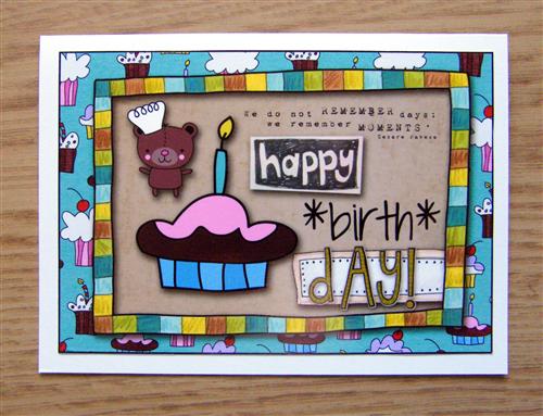 Cupcake Birthday Card
