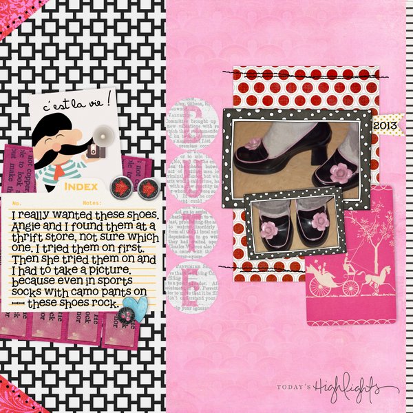 Cute Shoes - MOC Challenge #15 - Paper to Digi