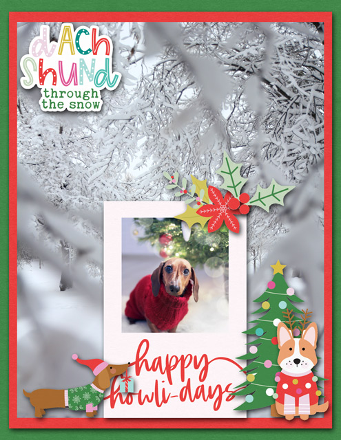 Dachshund-Through-The-Snow