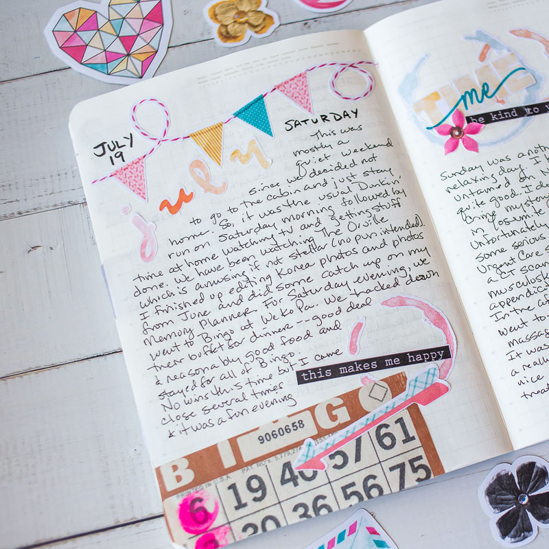 Daily Journal - Luv Ya Self Girl Kit (left)