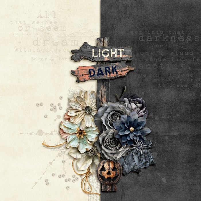 Dark and Sweet Scrap Challenge | Halloween Bash 2025