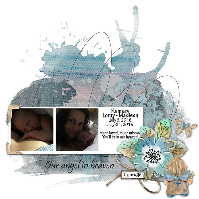 Dawn Inskip July Template Challenge