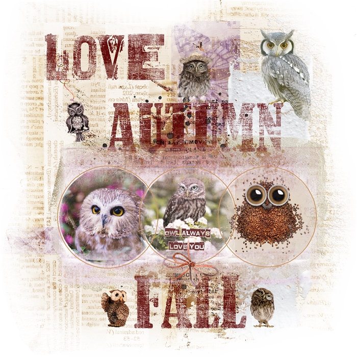 Dawn Inskip-November/December-Template Challenge-The Owls Have It