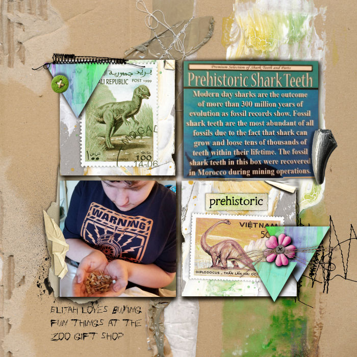 Dawn Inskip's June Template Challenge