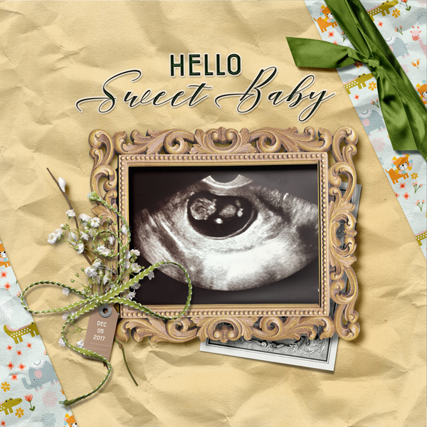 DAY 01_BLIND SCRAP_Hello, Sweet Baby (londoncuppa)