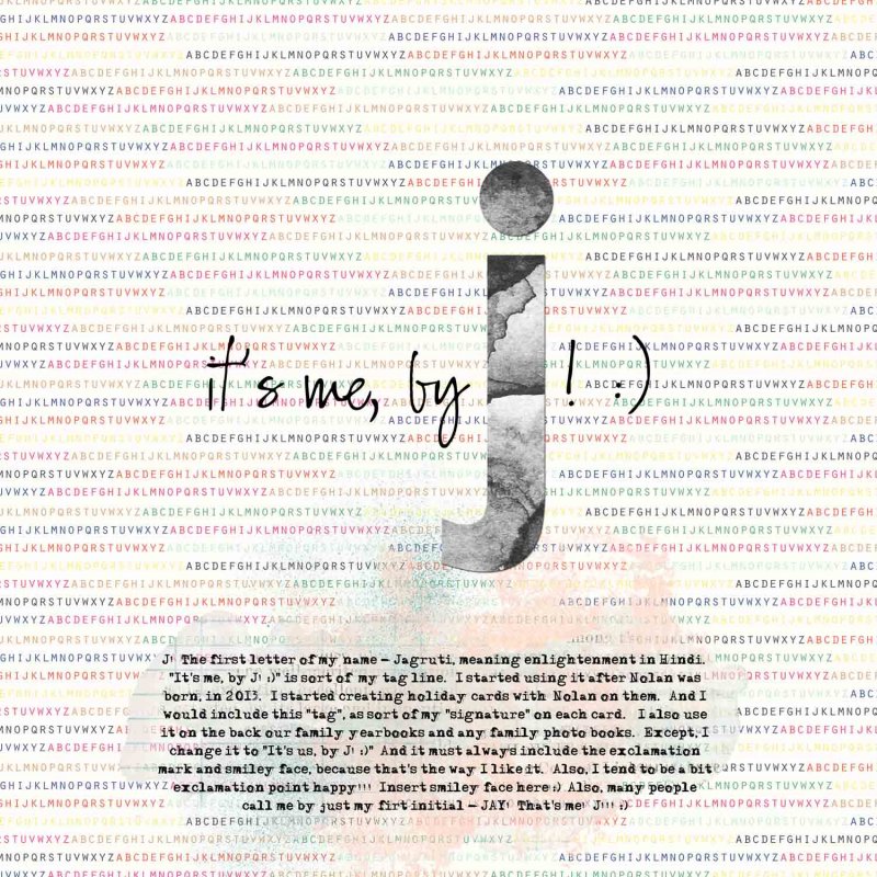 Day 1 - Brought To You By The Letter