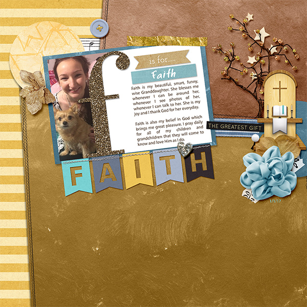 Day 1 -F isfor Faith