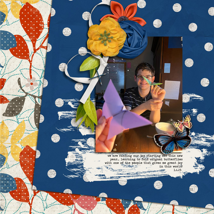 Day 1 - Finding joy in origami