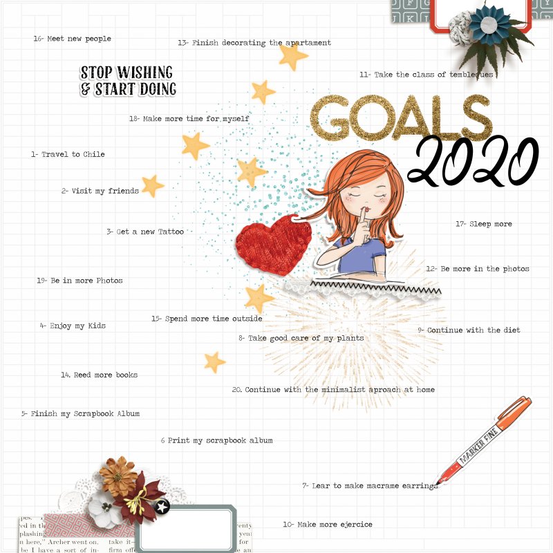 Day 11 - 2020 Vision Board