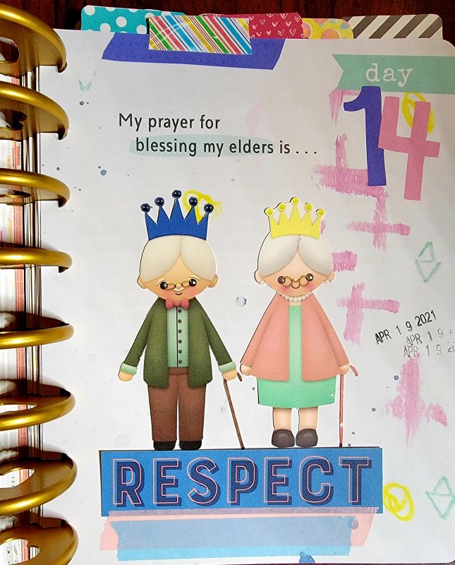 Day 14 - Blessing my elders