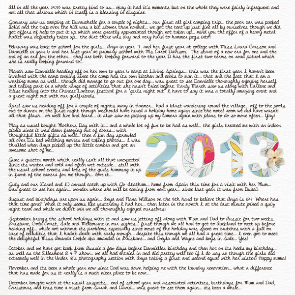Day 18 year in review challenge