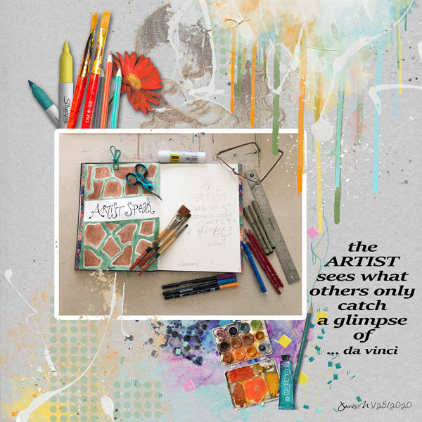 Day 25 - Flat Lay Photography_artist