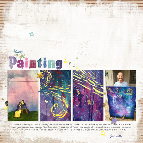 Day 3 - Painting Starry Night