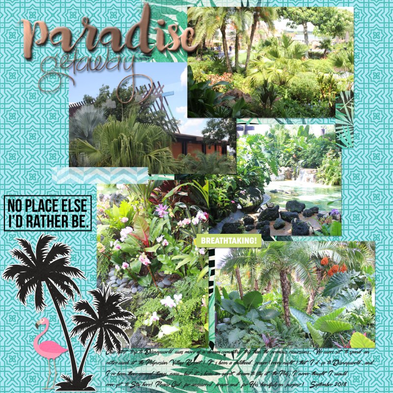 Day 30- Paradise Getaway