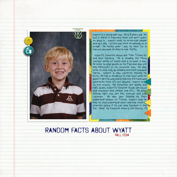 Day 6- All About Wyatt