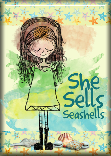 Day 7: ATC-2016-97-She-Sells-Seashells