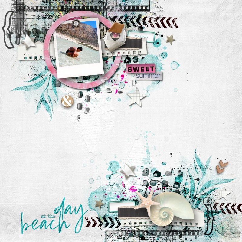 Day At The Beach - September Muse Challenge - WEEK 1