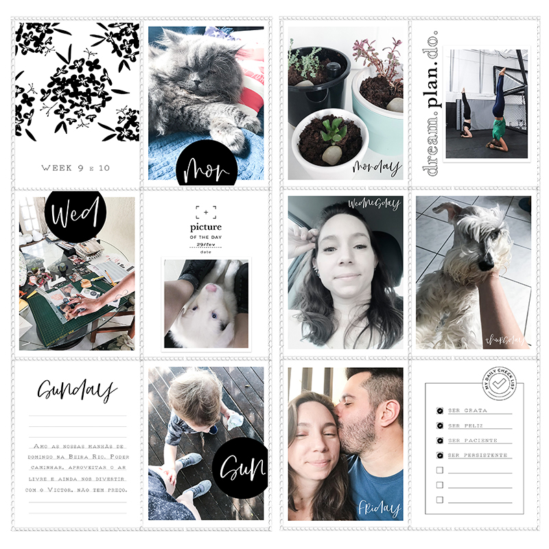Day in Review Spread