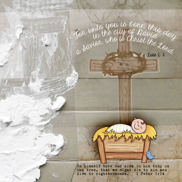 Day1 ~ 12 Days of Art Journaling -- Christ the Lord