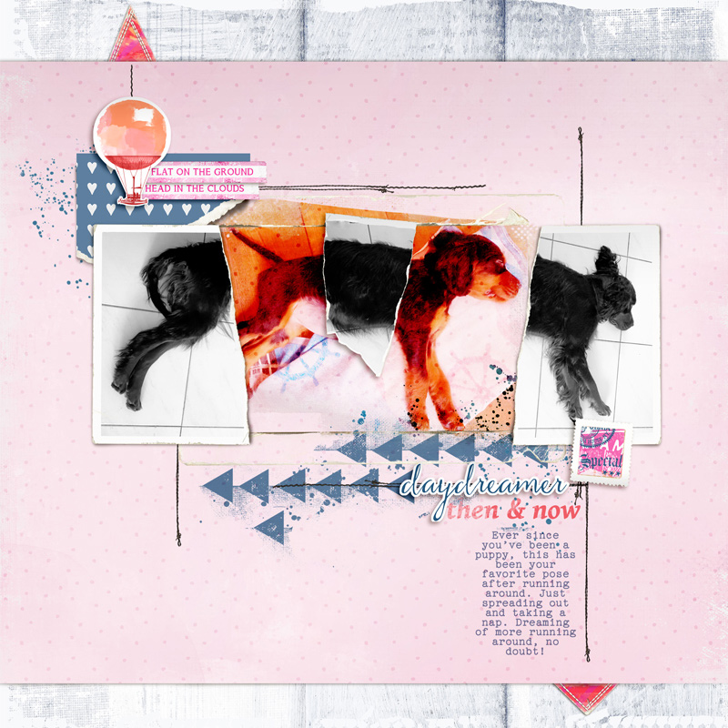 Daydreamer Then & Now [MOC Day #5: Torn Photos Collage]