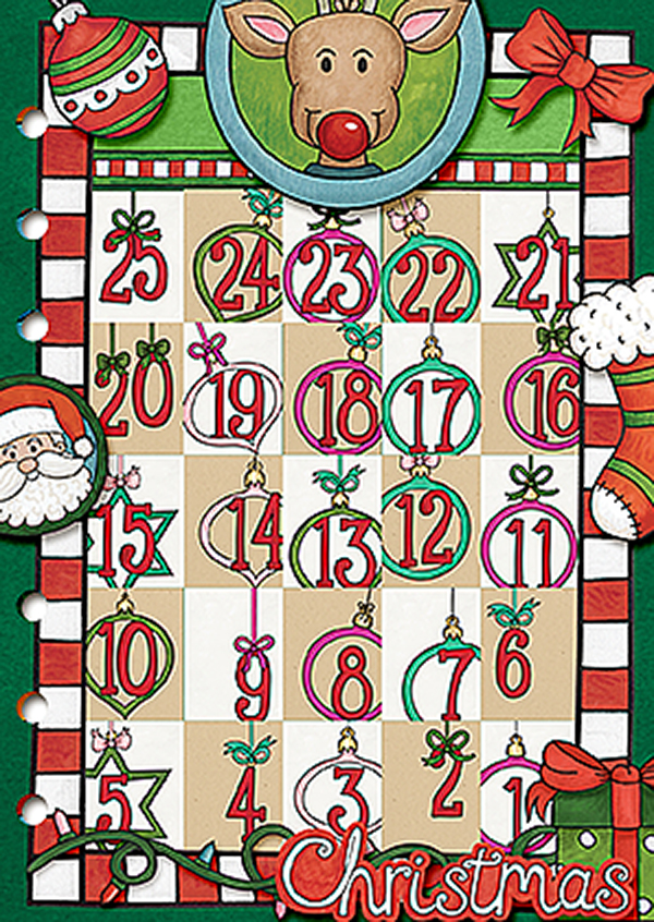 Days Till Christmas Planner