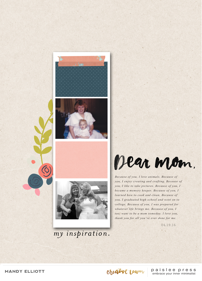 Dear Mom | Paislee Press CT