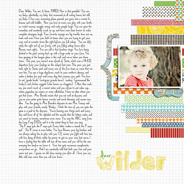 Dear Wilder