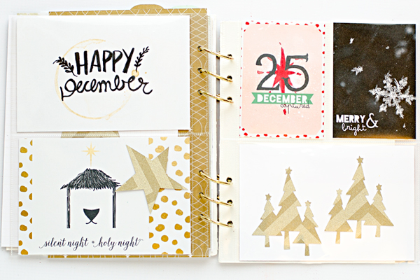 Dec 2015 album pocket pages