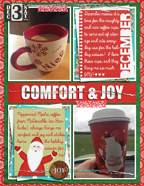 Dec 3rd - Comfort & Joy