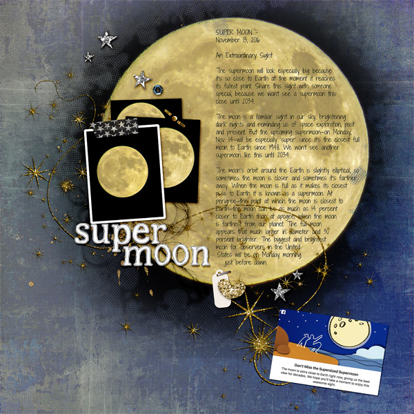 December 2016 Template Challenge - Super Moon