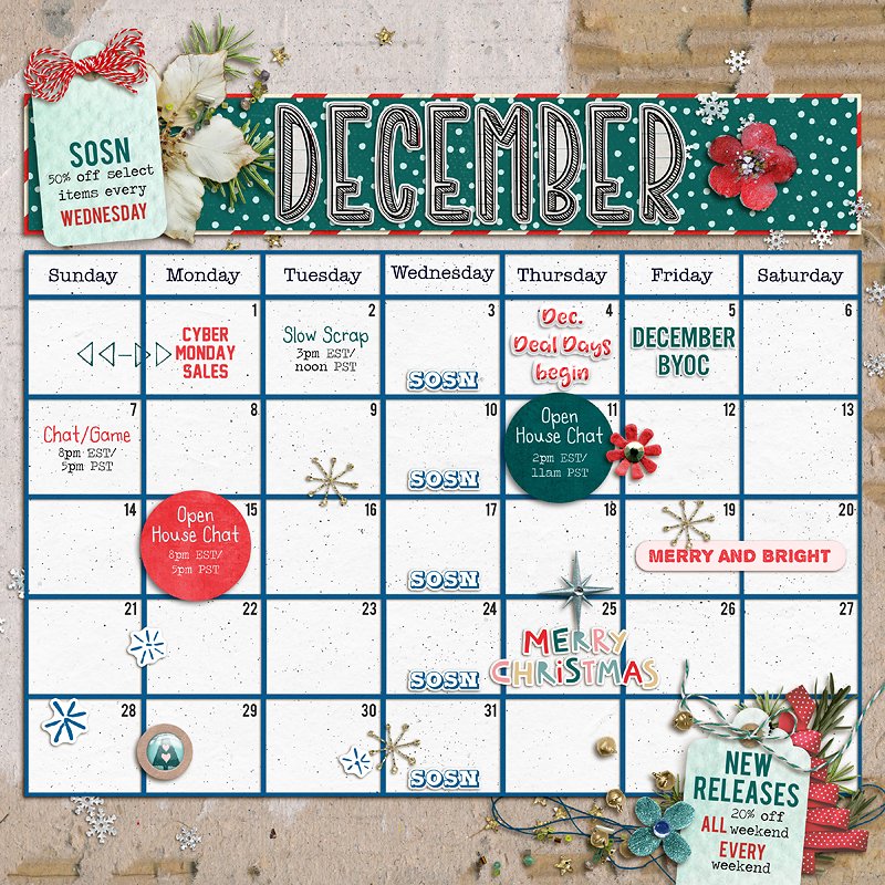 December 2025 Calendar