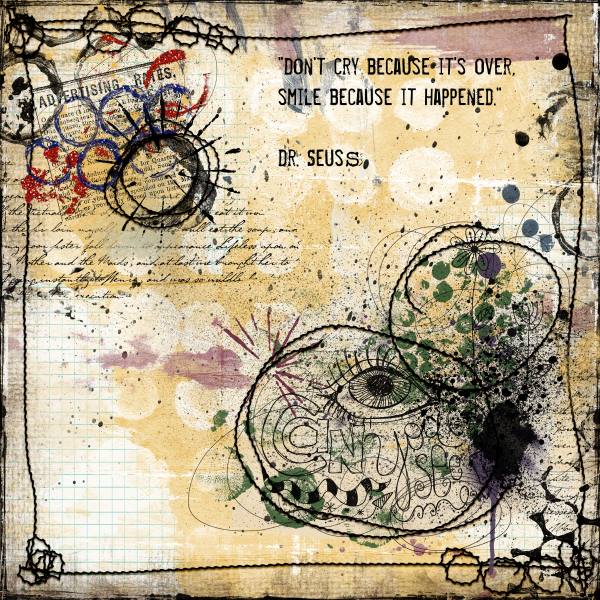 December Art Journaling Challenge 1,5