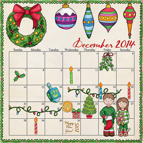 December Calendar