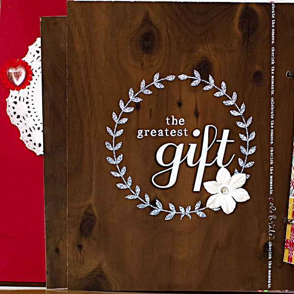 December Daily 2012 Filler Page - Gift