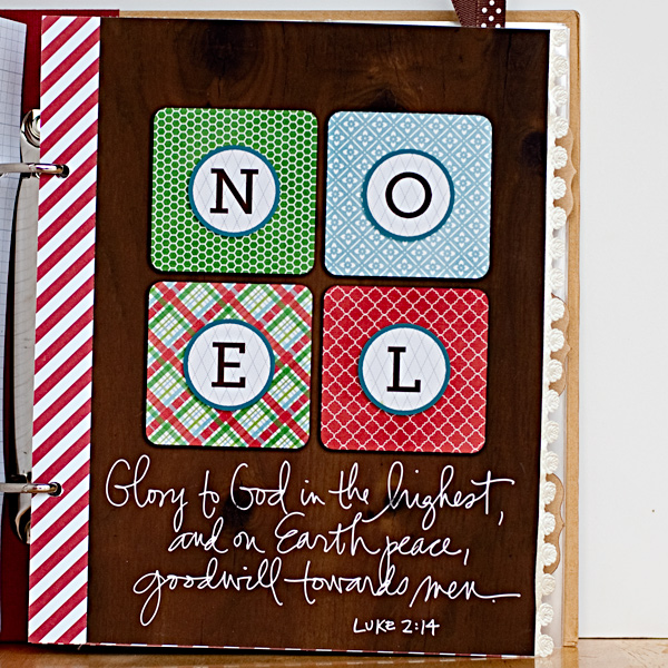 December Daily 2012 Filler Page - Noel