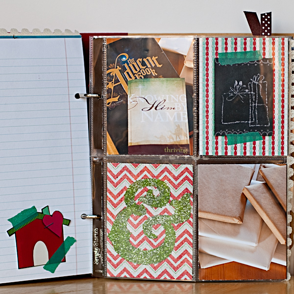 December Daily Day 1 - right page