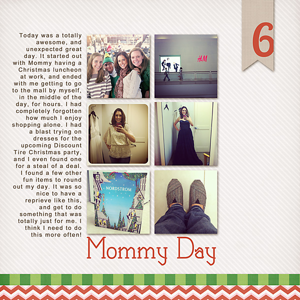 December Daily Day Six