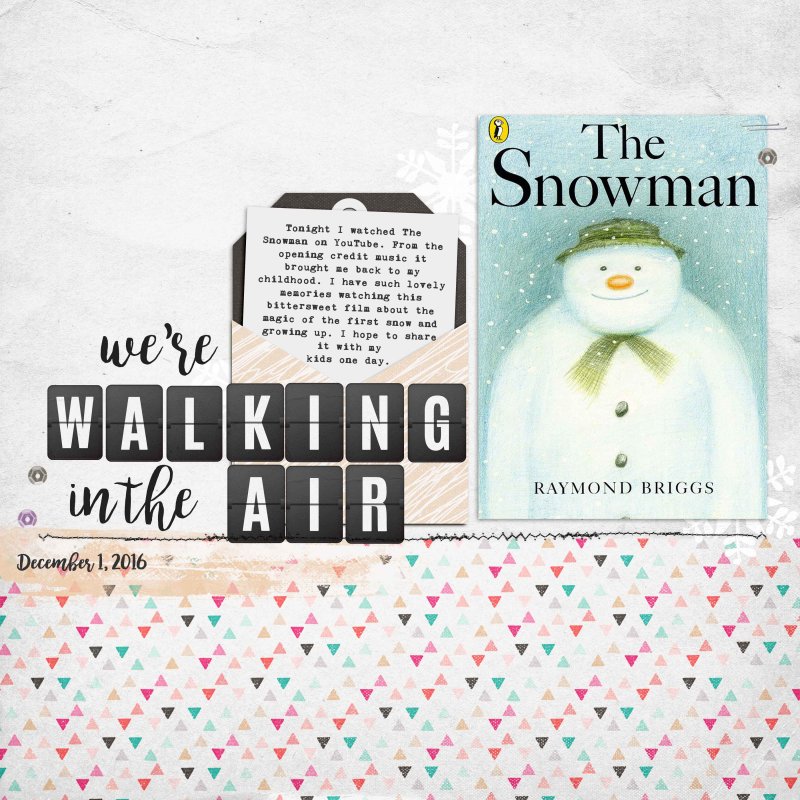 December Day One: The Snowman