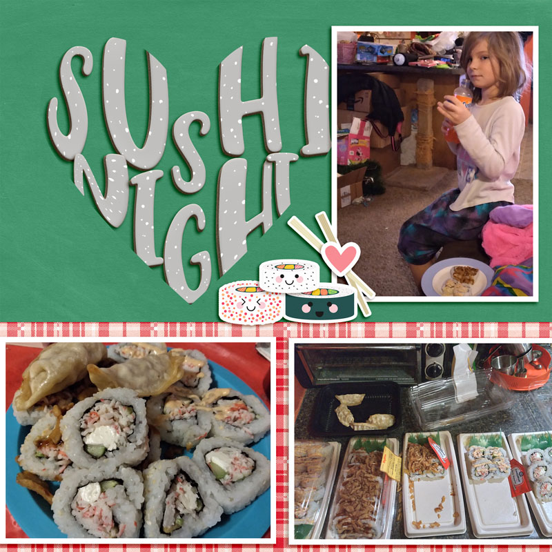 December Documented - Day16 - Sushi Night