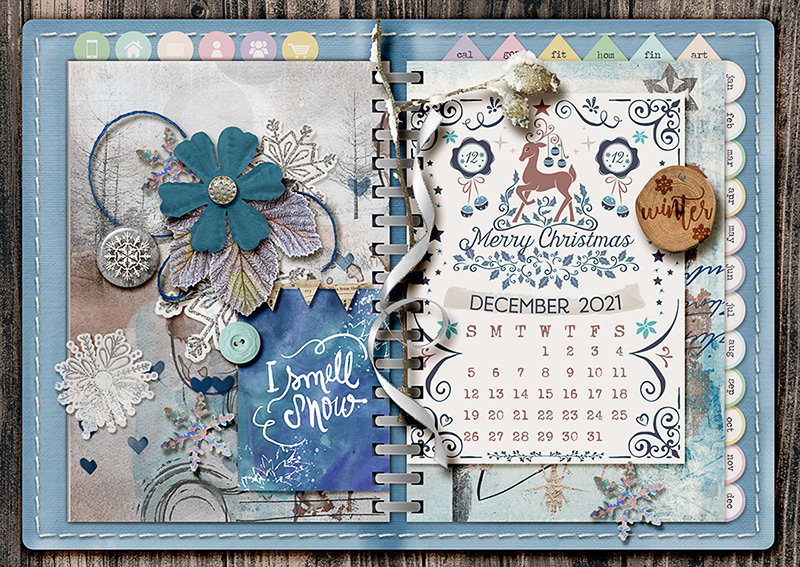 December in my digi planner