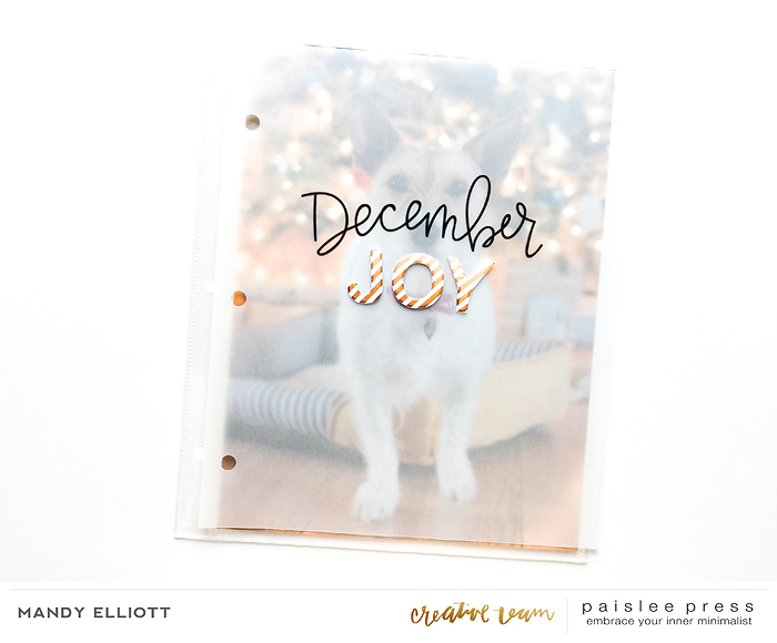 December Joy Overlay