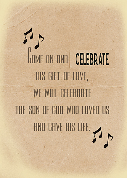 December Muse week 4 - Celebrate
