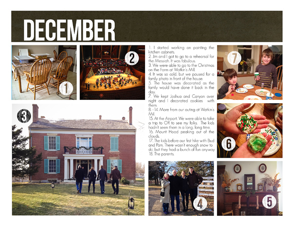 December Page One
