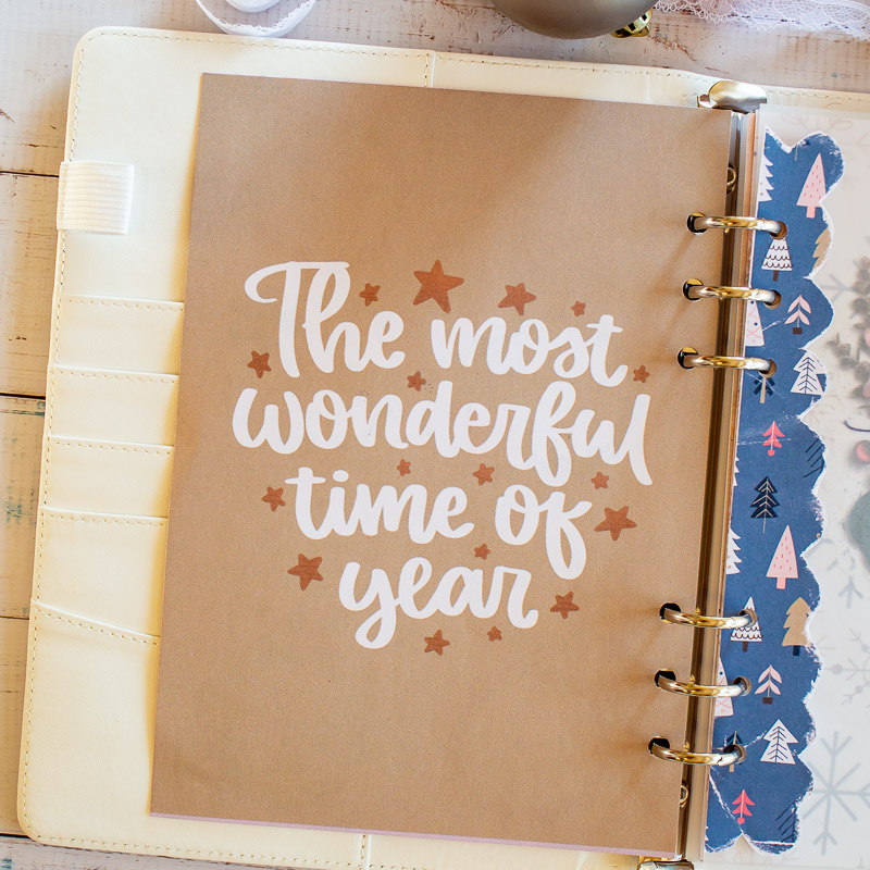 December Planner Insert (left)
