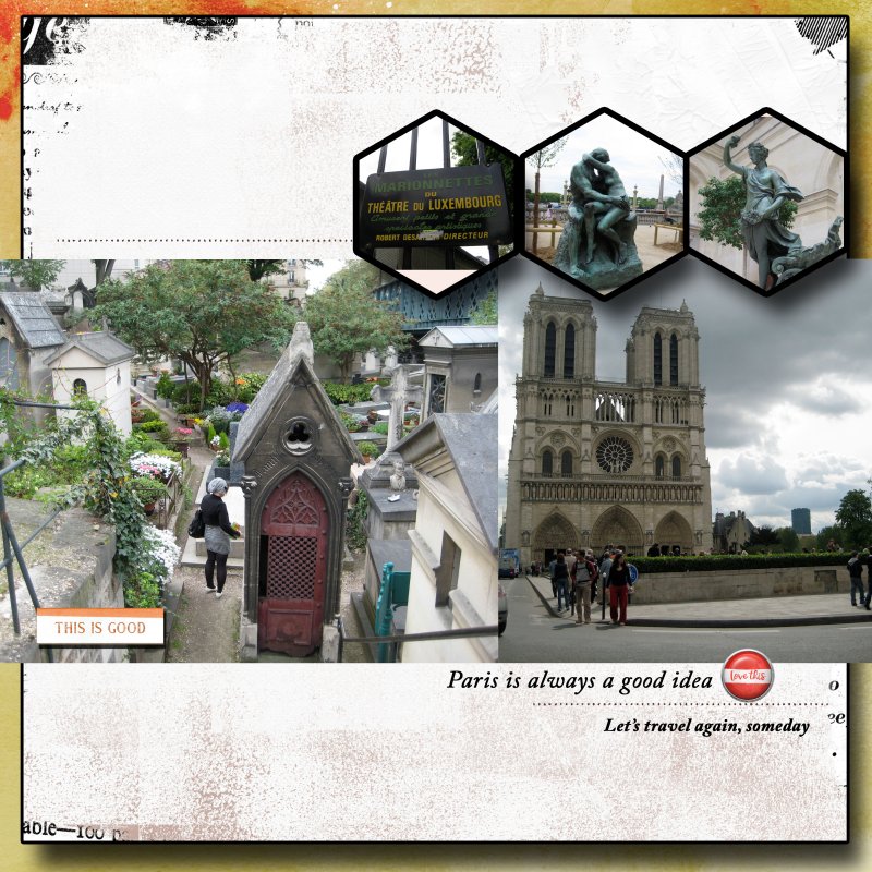 December Scraplifting Challenge Paris
