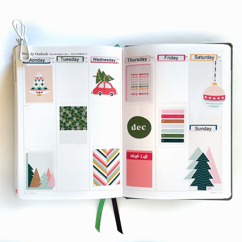 December Week 1 Planner